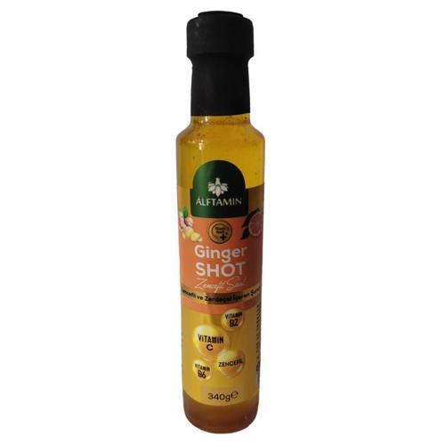 Ginger Shot Zencefil ve Zerdeçal İçeren Şurup 340 g