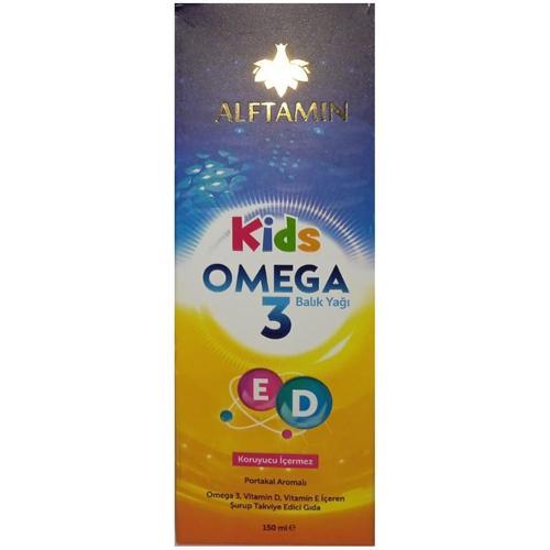 Kids Portakallı Omega 3 Balık Yağı Şurup 150 Ml