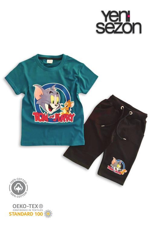 Pamuklu Unisex Çocuk Kapri Takımı (Cepli & Kordonlu, 3-12 Yaş)
