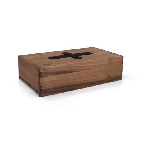 Reka Peçete Kutusu - Kayar Kapaklı - Ceviz - 23.8cm x 14.8cm x 7.5cm