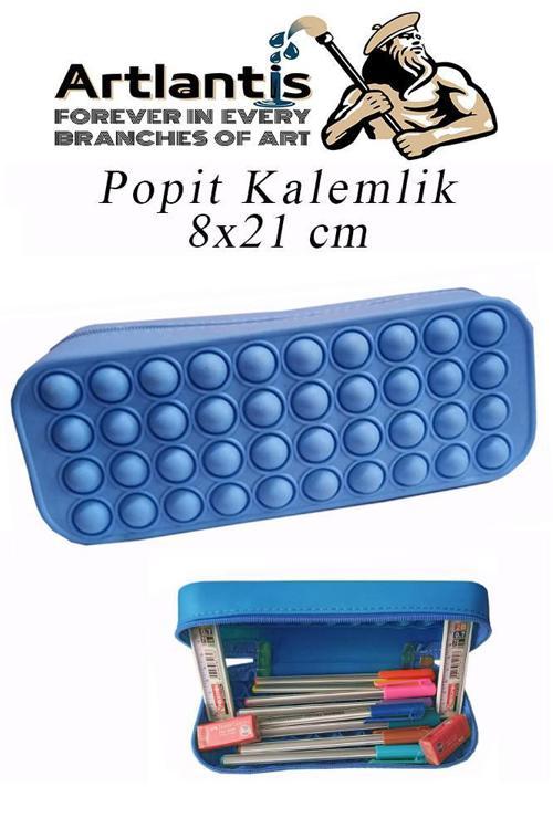 Silikon Popit Kalemlik 1 Adet Yumuşak Silikon Kalem Kutusu Eğlenceli Papit Hediyelik Kalemlik