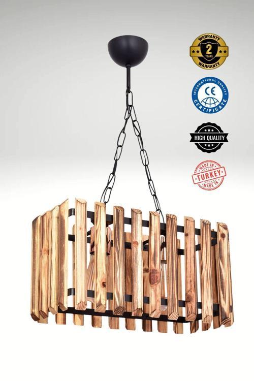 Çit İkili Avize Aydınlatma - 45 cm Genişlik, 70 cm Yükseklik, Modern ve Şık Tasarım