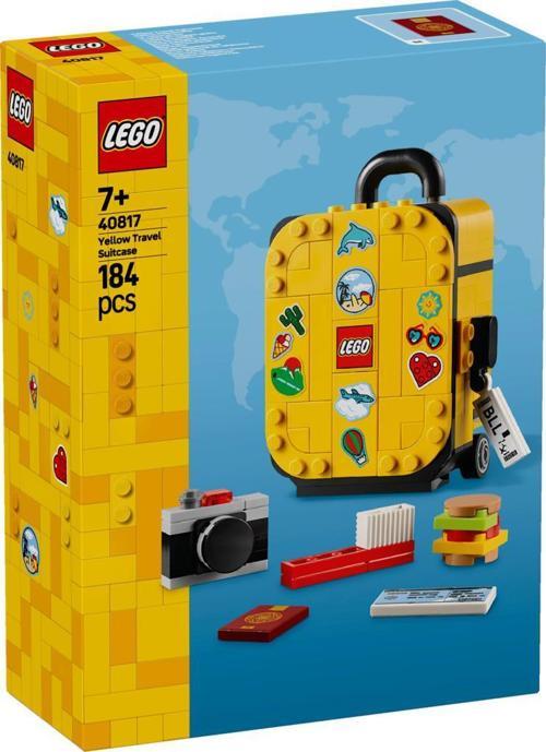 40817 Yellow Travel Suitcase