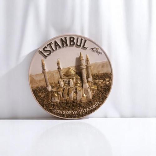 İstanbul Seramik Tabak Duvar Masa Süsü Dekor 18 CM