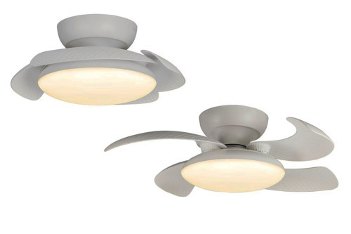 VL6 Uzaktan Kumandalı Modern LED Tavan Vantilatörü - Hız ve Işık Ayarı