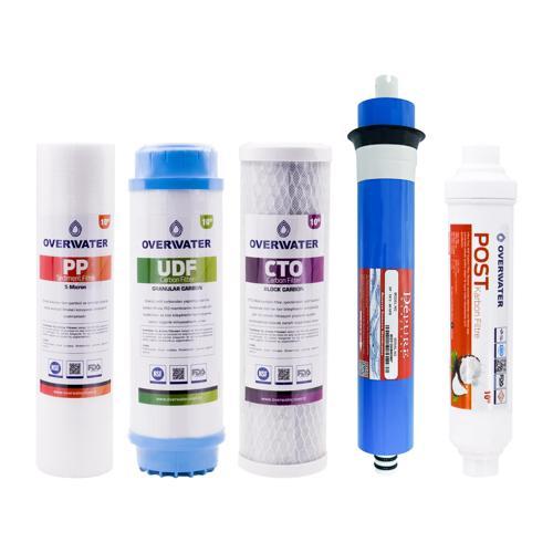 Açık Kasa Su Arıtma Cihazı 5 Li Filtresi Seti 5 Aşamalı Özel Sarım Membran Filtre