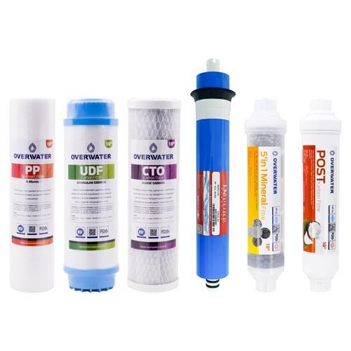 Açık Kasa Su Arıtma Cihazı 6 Lı Filtresi Seti 10 Aşamalı Özel Sarım Membran Filtre