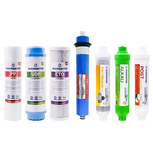 Açık Kasa Su Arıtma Cihazı 7 Li Filtresi Seti 11 Aşamalı Özel Sarım Membran Filtre