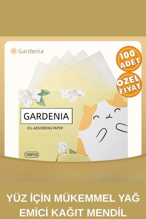Gardenya Yağlı Ciltler Için Yüz Mendili Yağ Kontrol Kağıdı Yağ Emici Kağıt Unisex Oil Control Paper