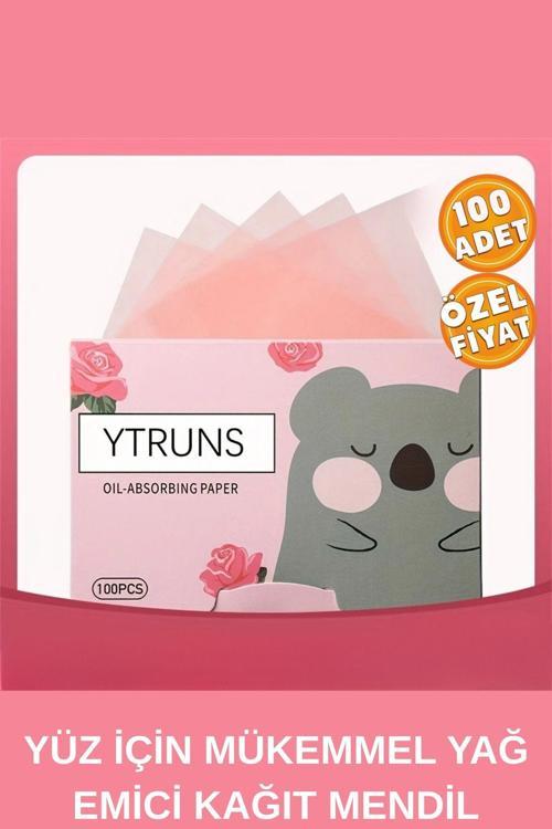 Gül Yağlı Ciltler Için Yüz Mendili Yağ Kontrol Kağıdı Yağ Emici Kağıt Unisex Oil Control Paper