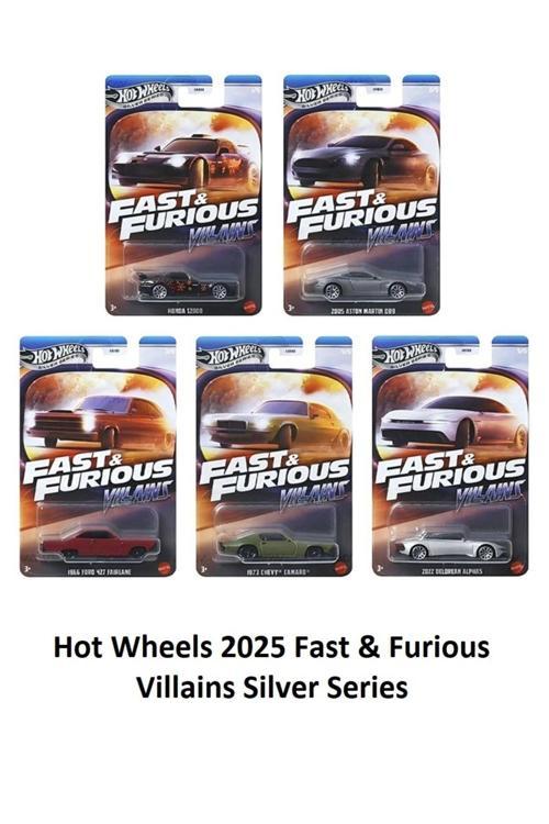 Fast & Furious: Villains Silver Series (2025) 5'Li Set (Hnr88)
