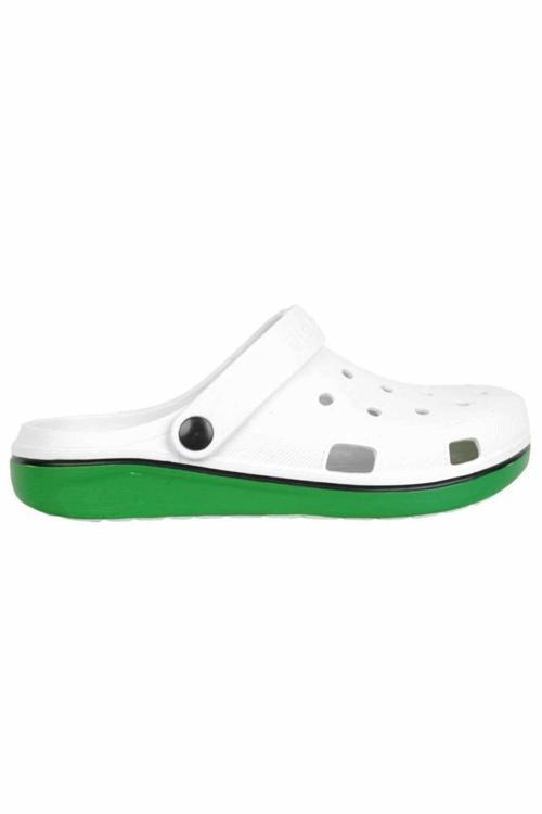 Erkek Sandalet Terlik Eva 12471 Yeşil/Beyaz