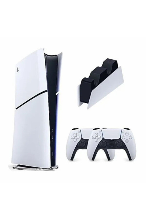 Playstatıon 5 Slım Dıgıtal Çift Kollu Şarj Istasyonu 1Tb Oyun Konsolu