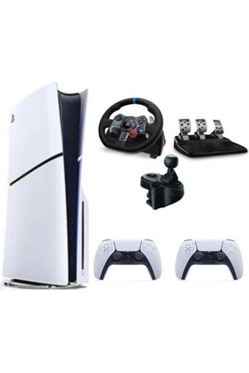 Playstation 5 Slim Cd'Li Edition 2. Dualsense G29 Driving Force Yarış Direksiyonu Shifter