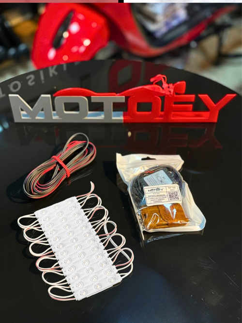 HONDA PCX 125 - 150 UZAKTAN KUMANDALI 16 MODLU ÇAKAR DANS MODÜLLÜ AMBİYANS AYDINLATMA - MOTOSİKLET ALTI AYDINLATMA BEYAZ RENK