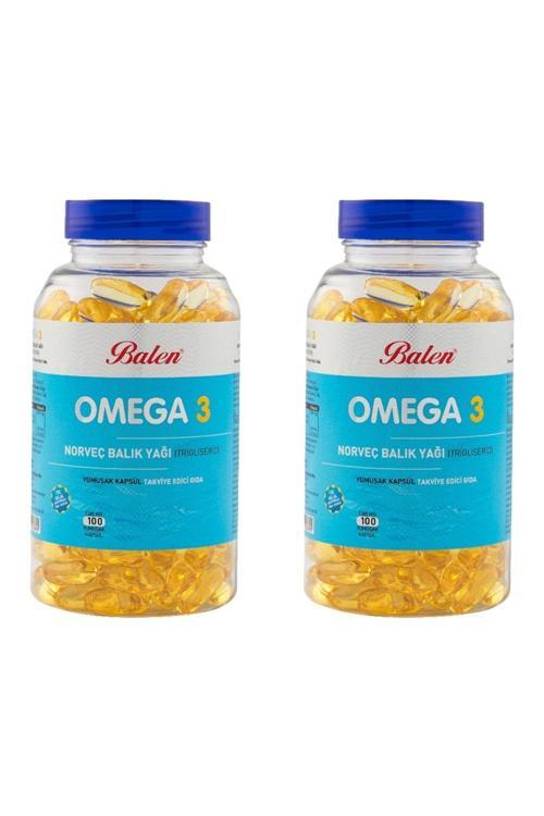 Omega 3 Norveç Balık Yağı 1380 Mg X 100 Kapsül X2 Adet