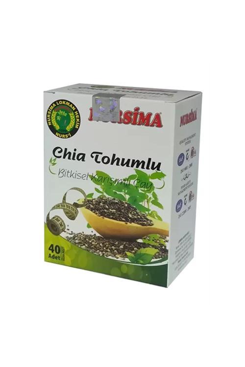 Kumraldede Bakkal Chia Tohumlu Çay 40 Adet Süzen Poşet Çay