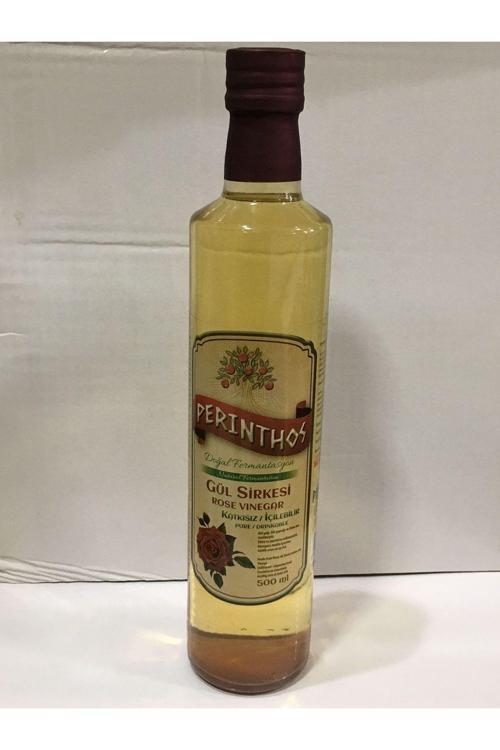 Doğal Gül Sirkesi 500 Ml Cam Şise