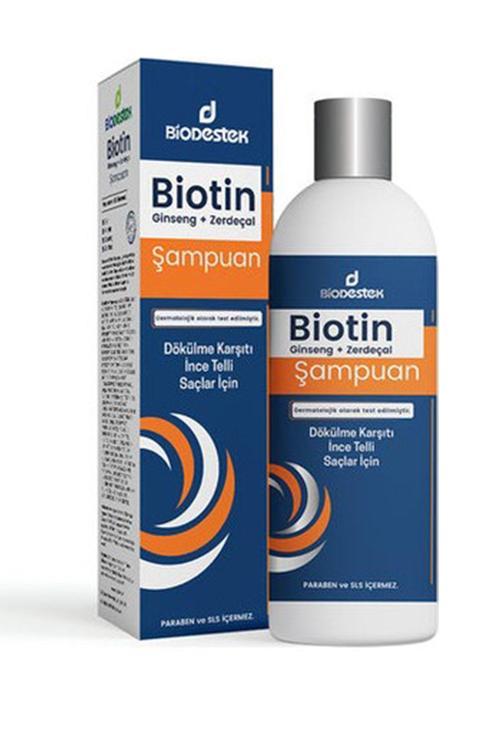 Biotin Şampuan Ginseng Zerdeçal Bitkisel Şampuan Ince Telli Saçlar Için Destek