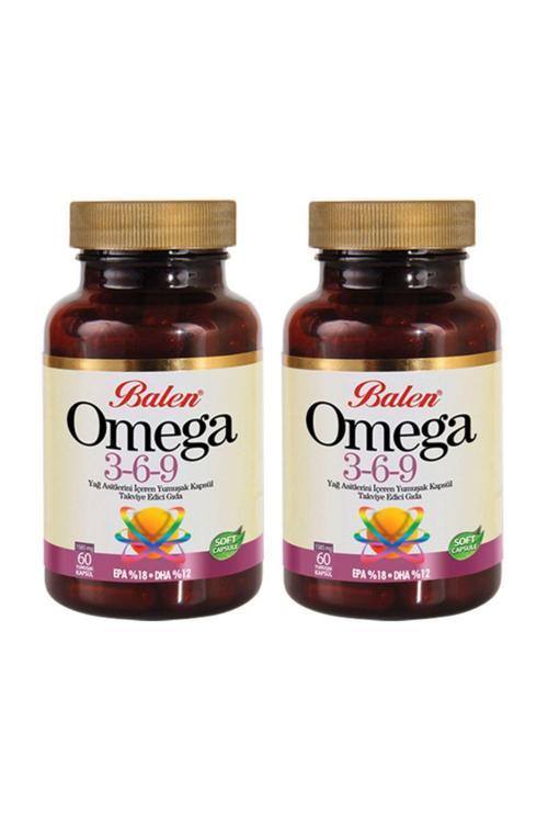 Omega 3,6,9 Yumuşak Kapsül - 60 Kapsül X 2 Kutu