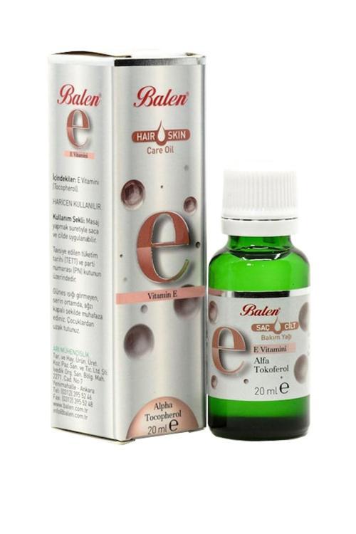 E Vitamini 20 Ml Saç Ve Cilt Bakım Yağı Vitamin E E Vitamini
