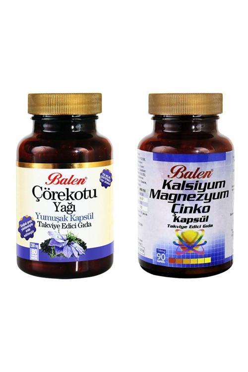 1 Adet Çörekotu Yağı,1 Adet Kalsiyum Magnezyum Çinko