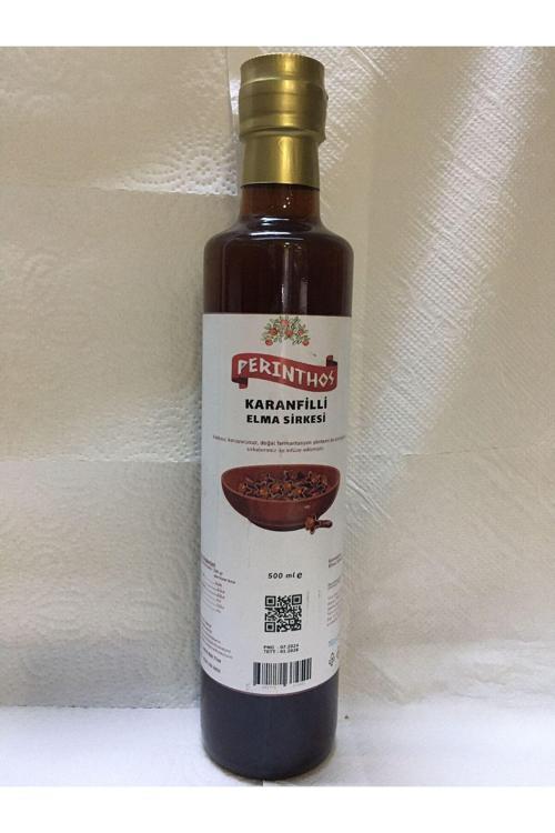 Karanfilli Elma Sirkesi 500 Ml Cam Şise