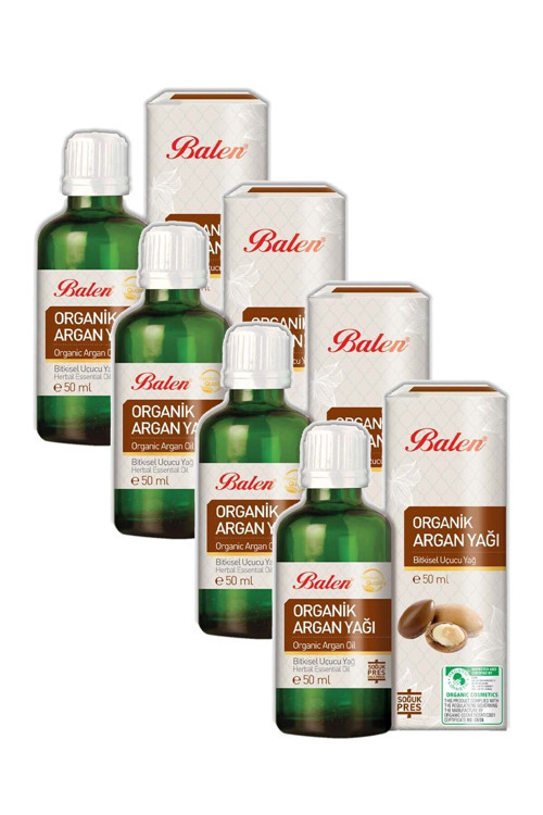 Organik Argan Yağı Soğuk Pres 4 X 50 Ml
