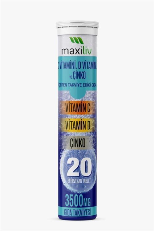 C Vitamini, D Vitamini Ve Çinko Içeren Efervesan Tablet