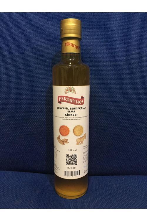 Zencefil Zerdeçallı Elma Sirkesi 500 Ml Cam Şise