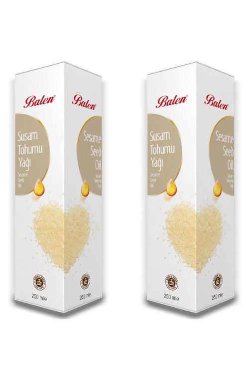 2 Adet Susam Yağı Soğuk Pres 250 Ml