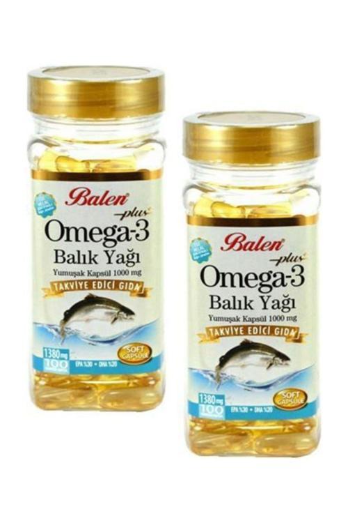 2 Kutu Omega 3 Balık Yağı 100 Kapsül