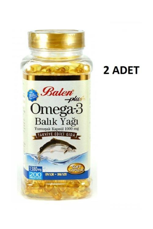 2 Kutu Omega 3 Balık Yağı 200 Kapsül