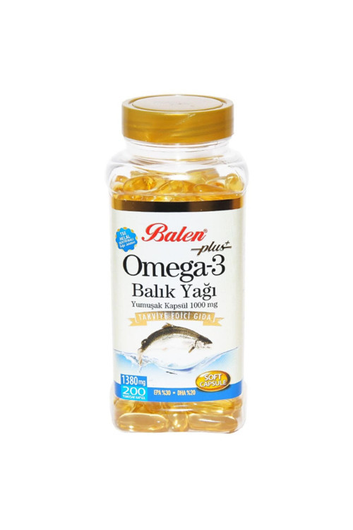 Plus Omega-3 Balık Yağı Yumuşak 200 Kapsül