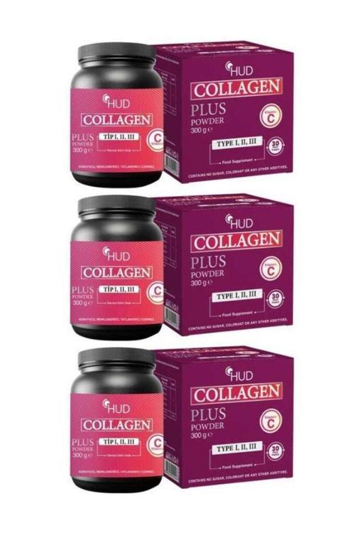 Collagen Plus Powder 300 Gr Tip 1 - Tip 2 - Tip 3 Toz Kolajen 3 Adet