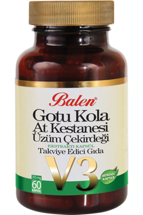 Gotu Kola&At Kestanesi&Üzüm Çekirdeği Ekstraktı Kapsül