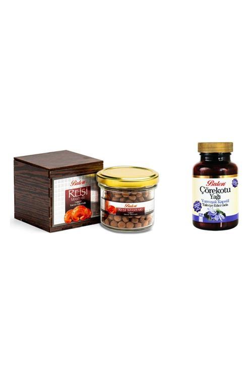 Reishi Mantarı (Ganoderma) Çörekotu Yağı Kapsül(Soğuk Pres)