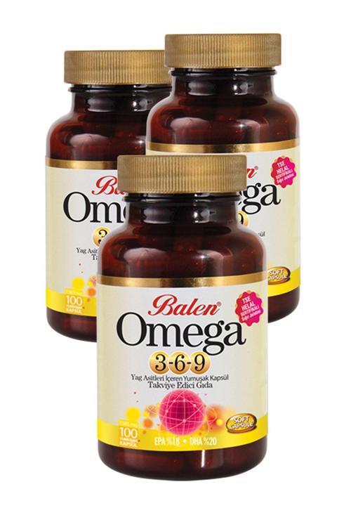 3 Kutu Omega 3 6 9 Kapsül 1585 Mg X 100 Yumuşak Kapsül Balık Yağı