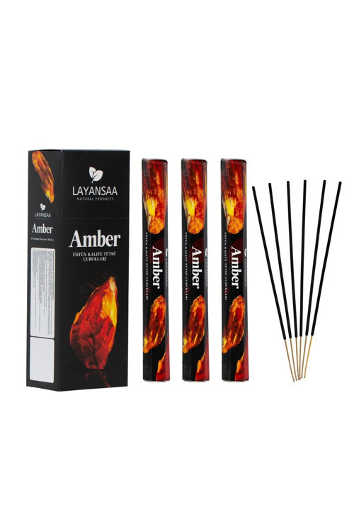 Amber Aromalı Çubuk Tütsü 20 Adet