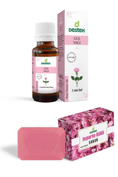 Gül Yağı Ve Isparta Gülü Sabunu (2'Li Set)