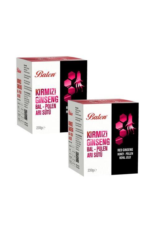 Kırmızı Ginseng Bal Polen Arı Sütü Macun 230 Gr X2 Adet