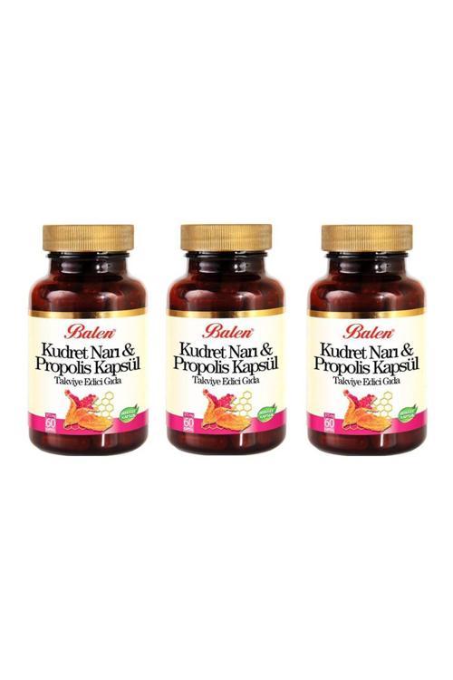 Kudret Narı & Propolis Kapsül 375 Mg 60 Kapsül 3 Adet