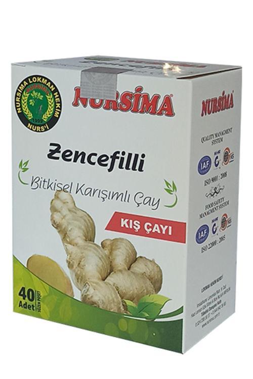 Zencefilli Bitkisel Karışımlı Çay 40 'Lı Süzen Poşet