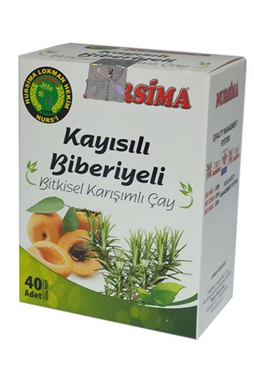 Kayısı Biberiyeli Bitkisel Karışımlı Çay 40 'Lı Süzen Poşet