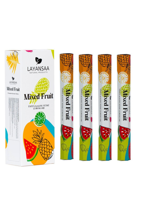 Mixed Fruit Kokulu 6 Kutu 120 Adet Çubuk Tütsü