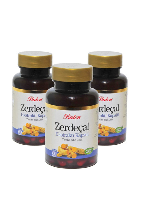 Zerdeçal Ekstraktı 60 Kapsül - 325 Mg - 3 Adet