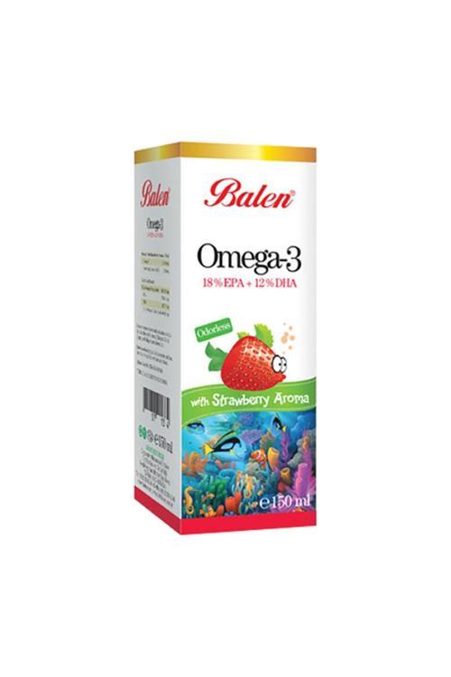 Çilek Aromalı Omega 3 Balık Yağı 150 Ml