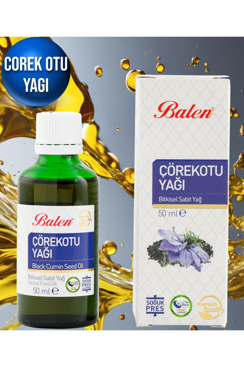 Çörek Otu Yağı 50 Ml (%100 Saf Soğuk Pres)