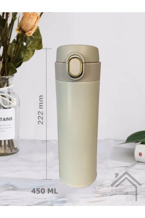 Çift Katmanlı Kaliteli Çelik 450 Ml Termos Bardak Mug Araç Kahve Çay Termosu