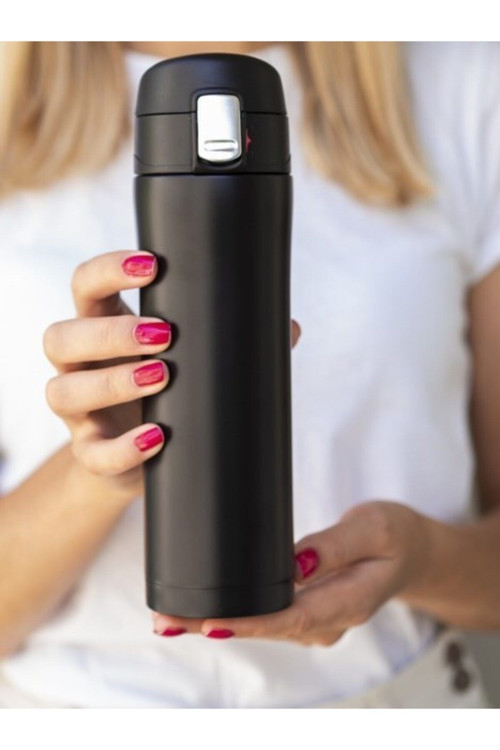 Çift Katmanlı Kaliteli Çelik 450 Ml Termos Bardak Mug Araç Kahve Çay Termosu